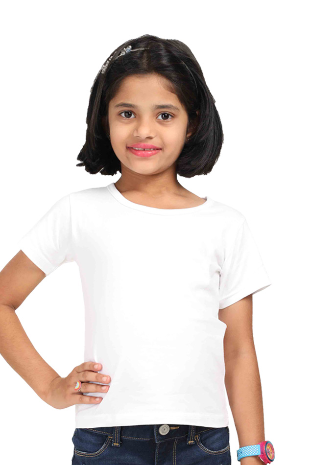 Girl Round Neck Half Sleeve Classic