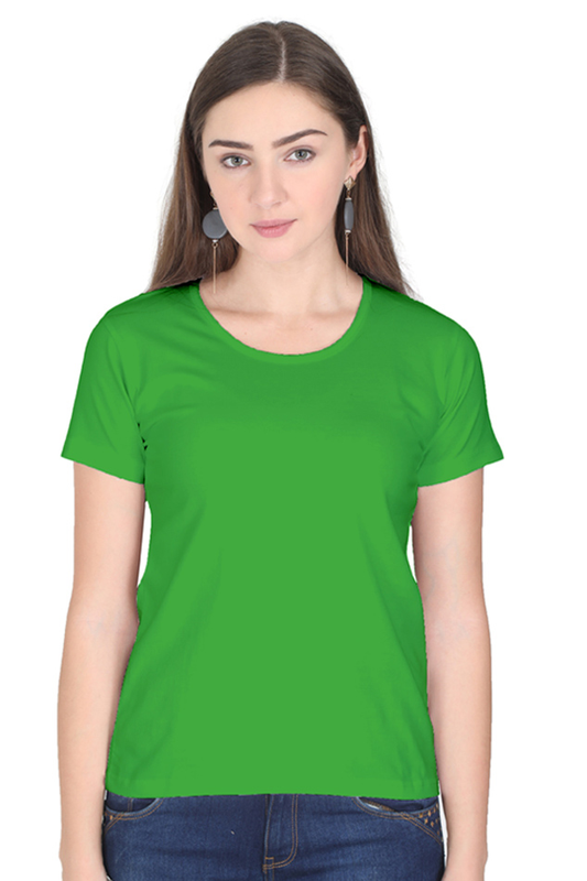 Round Neck Half Sleeve Classic Flag Green