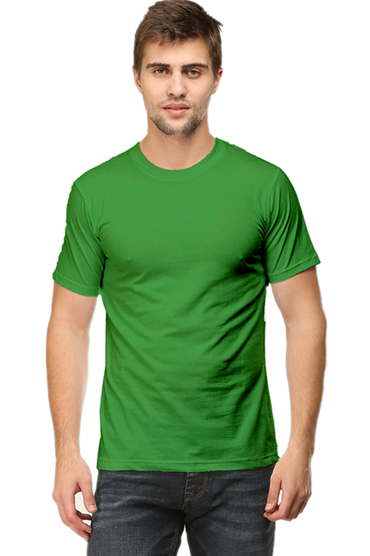 Round Neck Half Sleeve Classic Flag Green