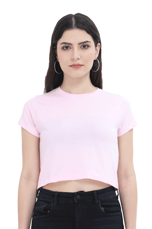 Crop Top Light Baby Pink