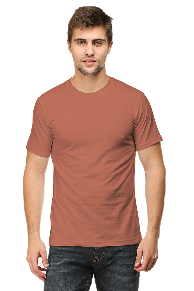 Round Neck Half Sleeve Classic Copper