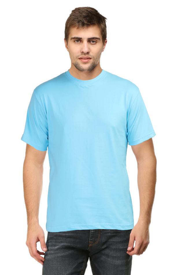 Round Neck Half Sleeve Classic SkyBlue