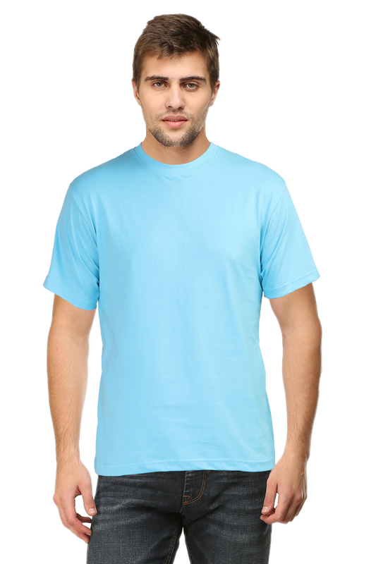 Round Neck Half Sleeve Classic SkyBlue