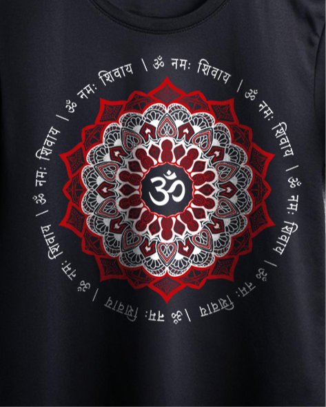 Unisex OM NAMA SHIVAY Printed T-shirt