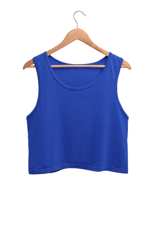 Crop Tank Royal Blue