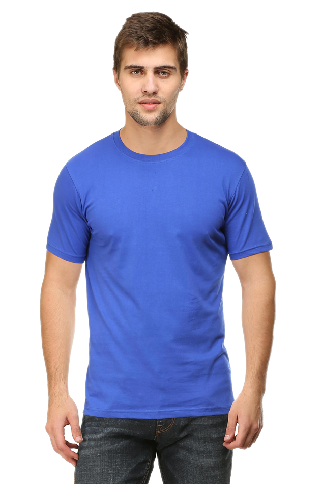 Round Neck Half Sleeve Classic Royal Blue