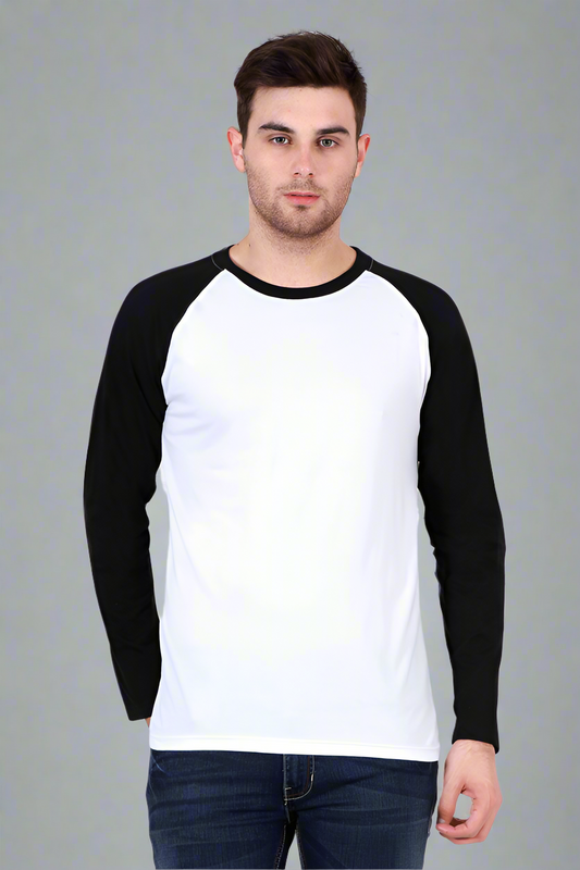 Raglan Full Sleeve Black and White