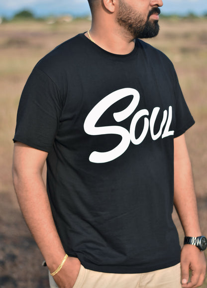 Unisex Soul Printed T-shirt Black Edition