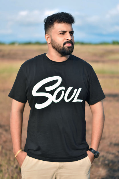 Unisex Soul Printed T-shirt Black Edition