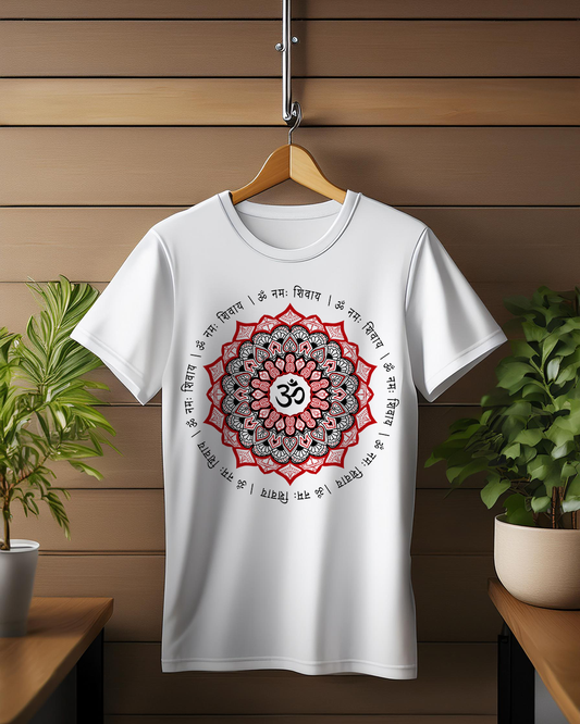 Unisex OM NAMA SHIVAY Printed T-shirt