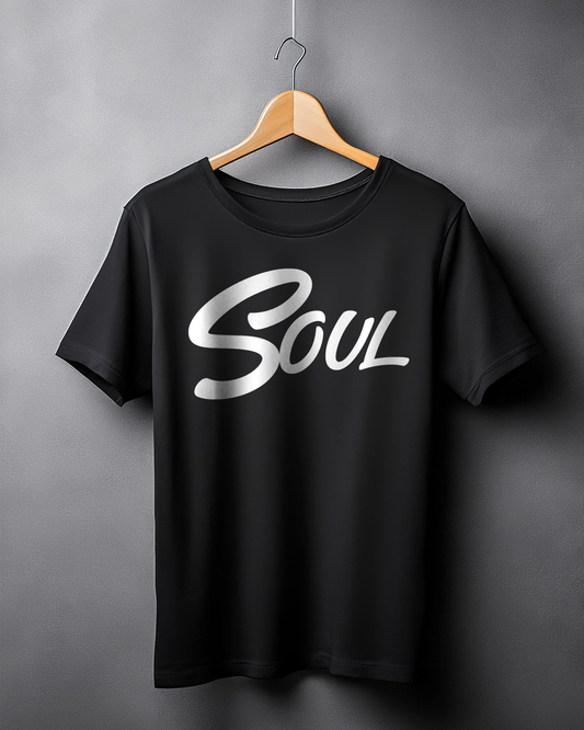 Unisex Soul Printed T-shirt Black Edition